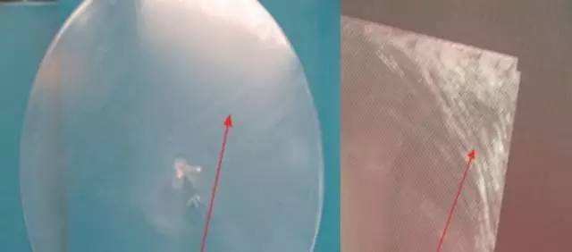 透明PVC片材上的超細(xì)魚眼